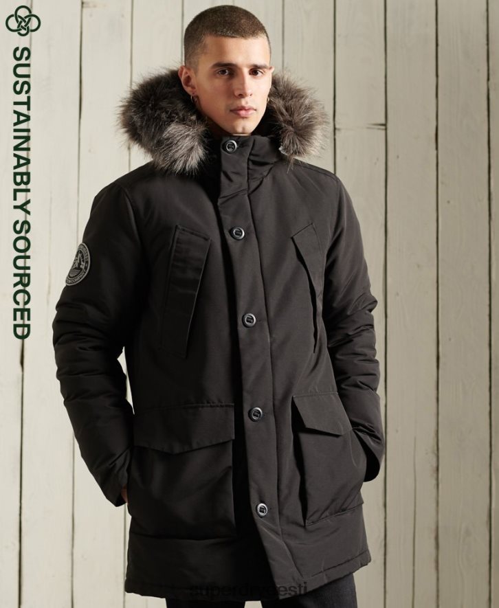 Superdry mehed everest parkmantel B2LT41157 Riietus must