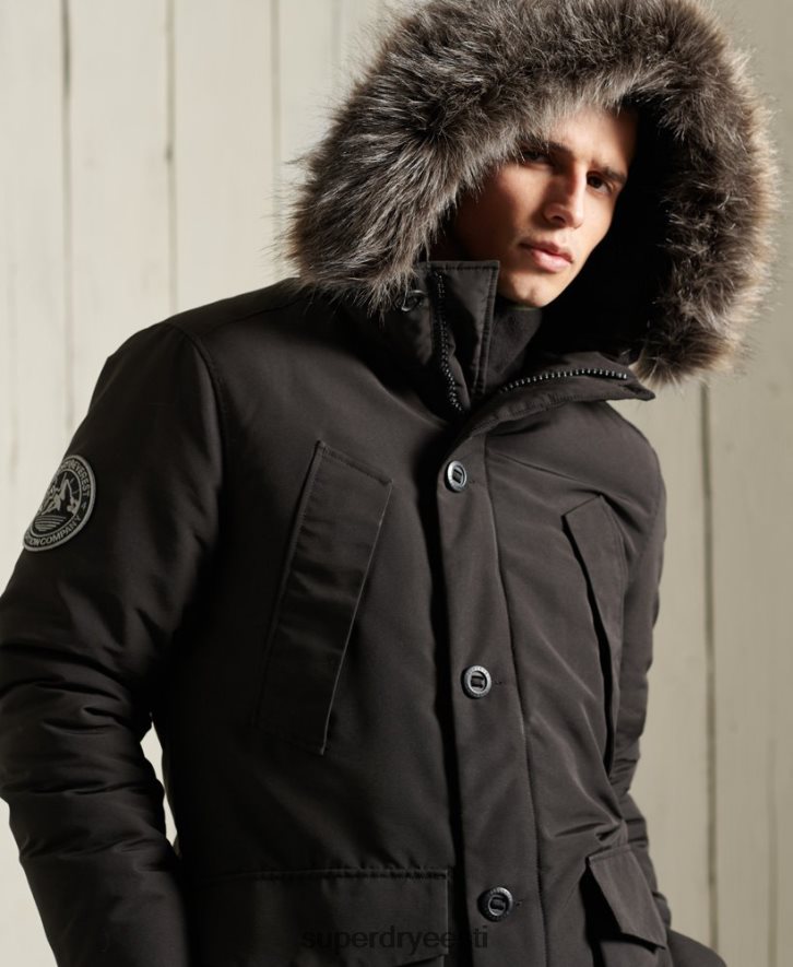 Superdry mehed everest parkmantel B2LT41157 Riietus must