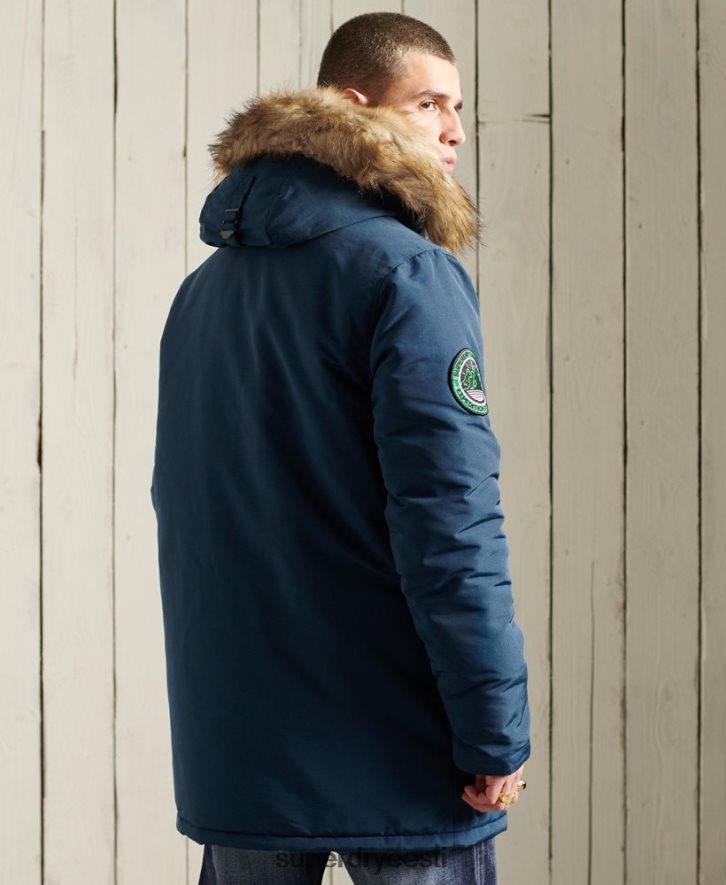 Superdry mehed everest parkmantel B2LT44664 Riietus helesinine