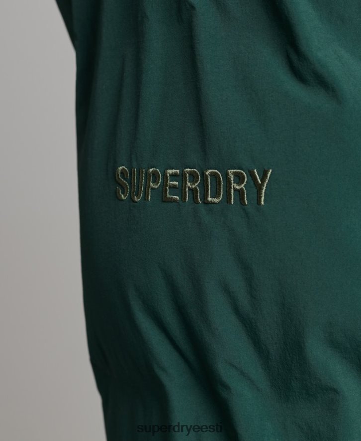 Superdry mehed karbikujuline puhvermantel B2LT44543 Riietus roheline