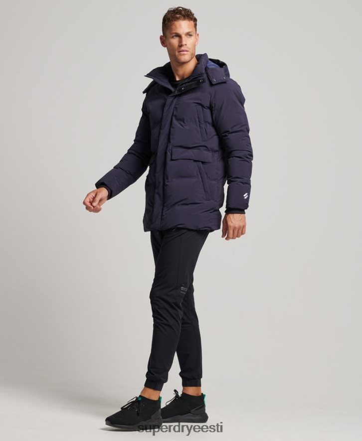 Superdry mehed karbikujuline puhvermantel B2LT44589 Riietus merevägi