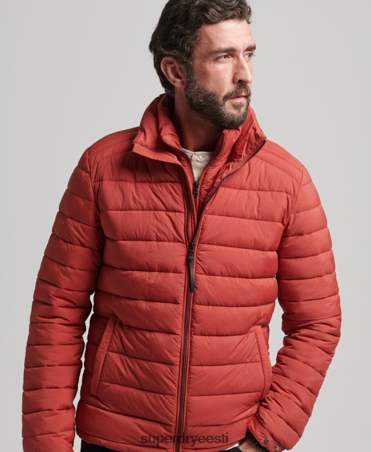 Superdry mehed lühike kerge mantel B2LT4959 Riietus pruun