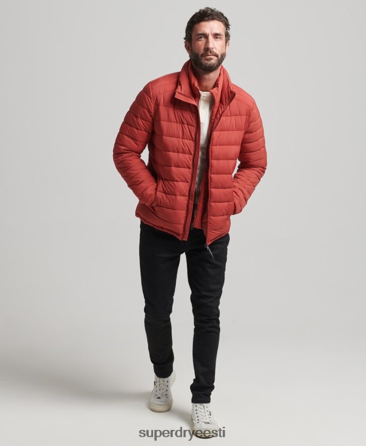 Superdry mehed lühike kerge mantel B2LT4959 Riietus pruun