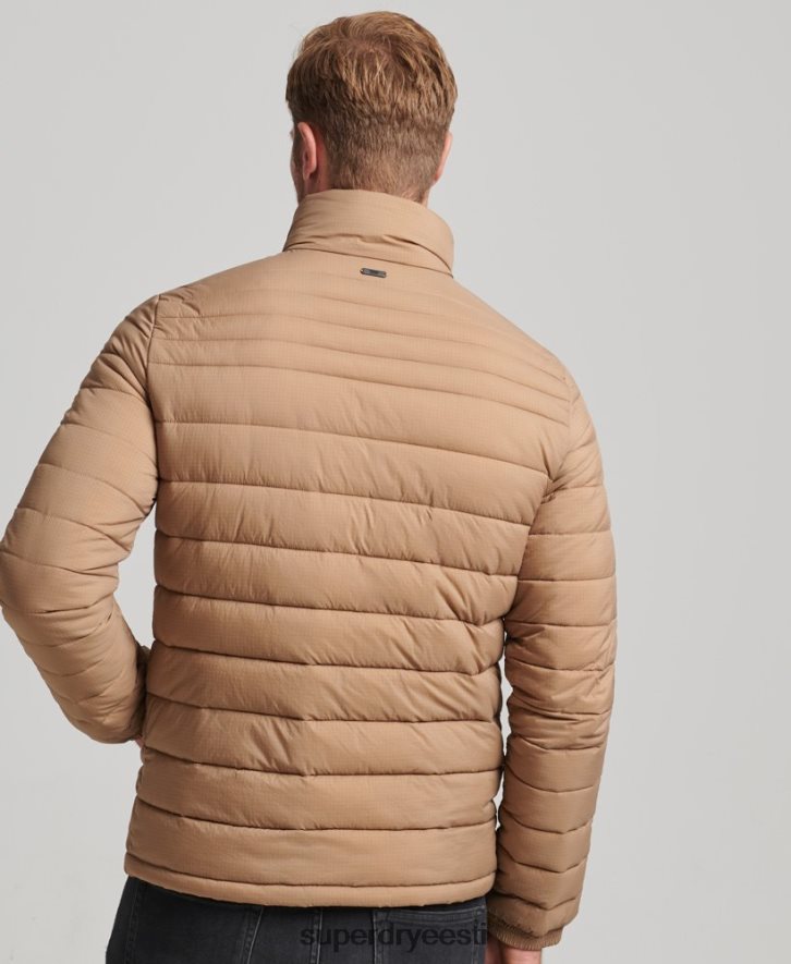 Superdry mehed lühike kerge mantel B2LT4975 Riietus pruun