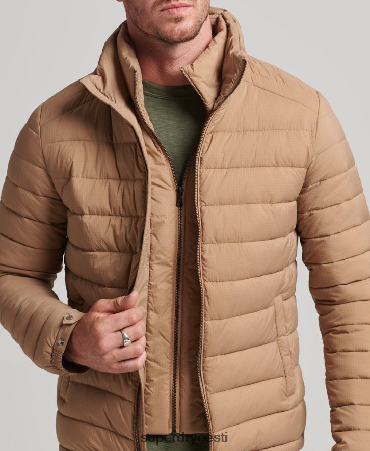 Superdry mehed lühike kerge mantel B2LT4975 Riietus pruun