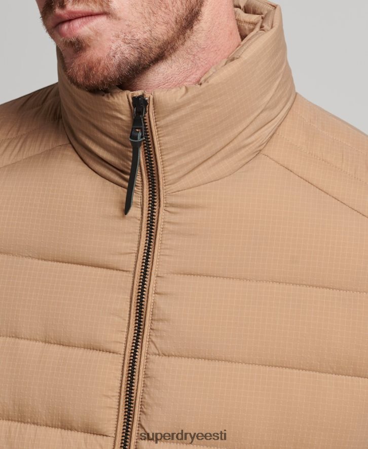 Superdry mehed lühike kerge mantel B2LT4975 Riietus pruun