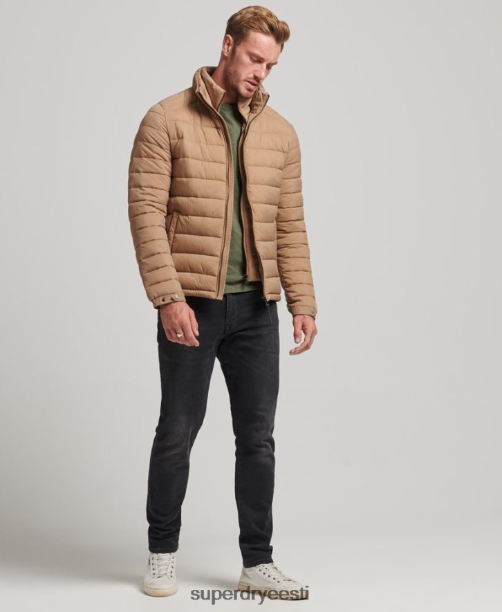 Superdry mehed lühike kerge mantel B2LT4975 Riietus pruun