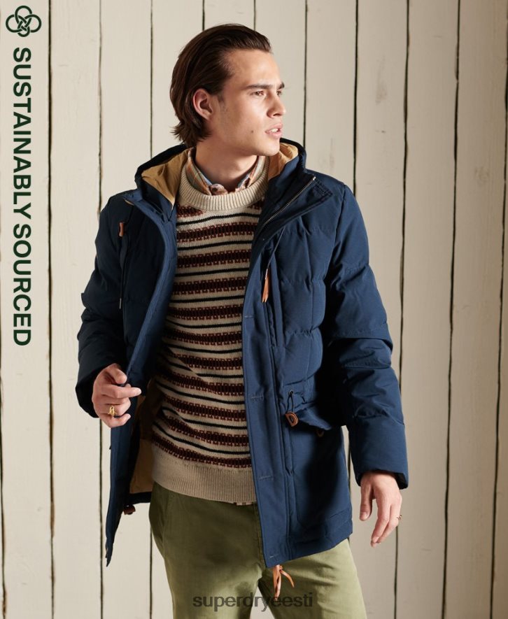 Superdry mehed mägiekspeditsiooni parka mantel B2LT44644 Riietus merevägi