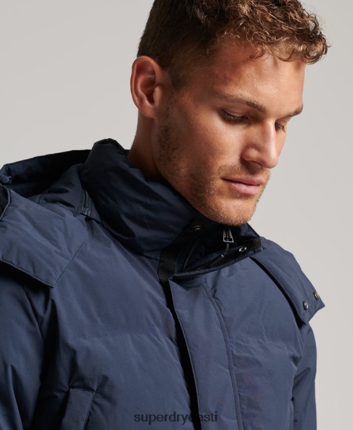 Superdry mehed õngejada mantel B2LT44583 Riietus merevägi