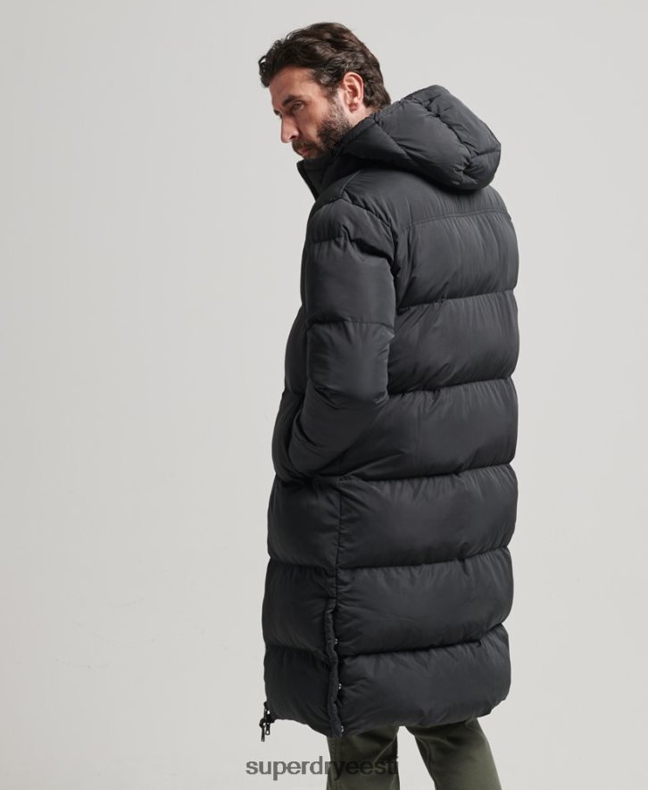 Superdry mehed õngejada tekkmantel B2LT41123 Riietus must