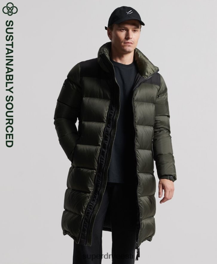 Superdry mehed õngejadaga sulemantel B2LT44556 Riietus khaki