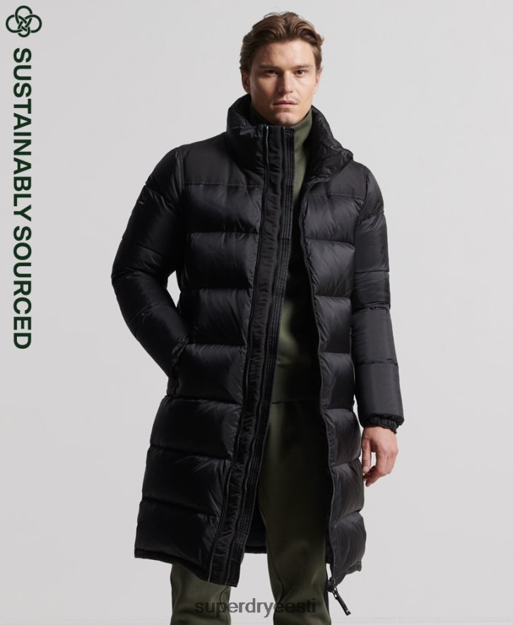 Superdry mehed õngejadaga sulemantel B2LT44652 Riietus must