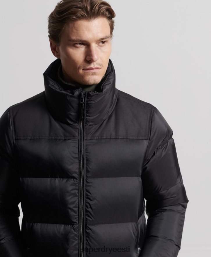 Superdry mehed õngejadaga sulemantel B2LT44652 Riietus must