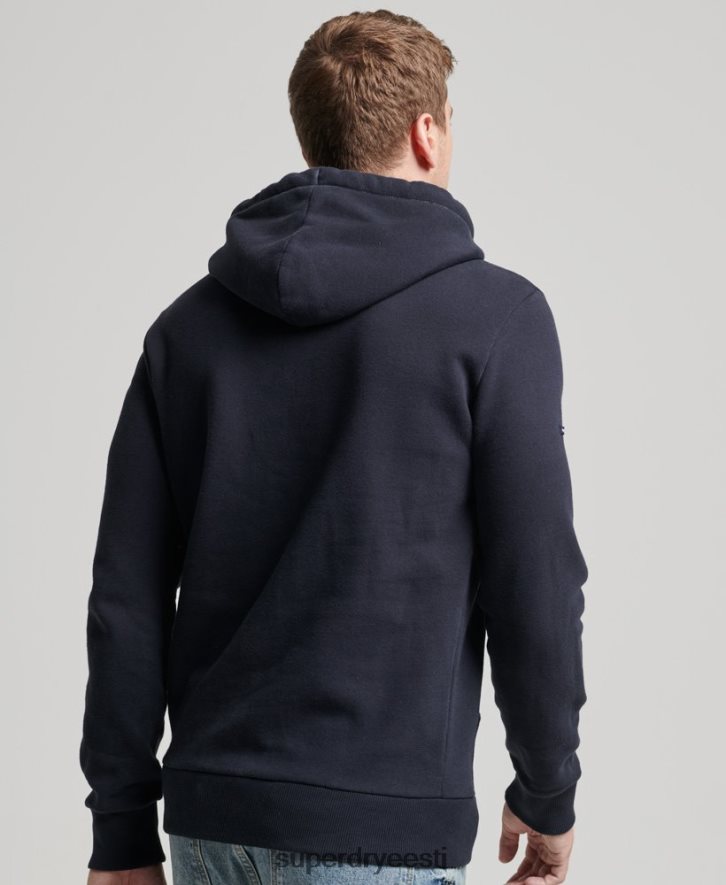 Superdry mehed 70ndate triibuline kapuuts B2LT45135 Riietus merevägi