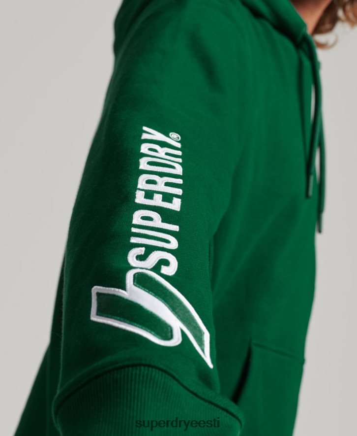 Superdry mehed aplikatsiooniga kapuuts B2LT4623 Riietus roheline