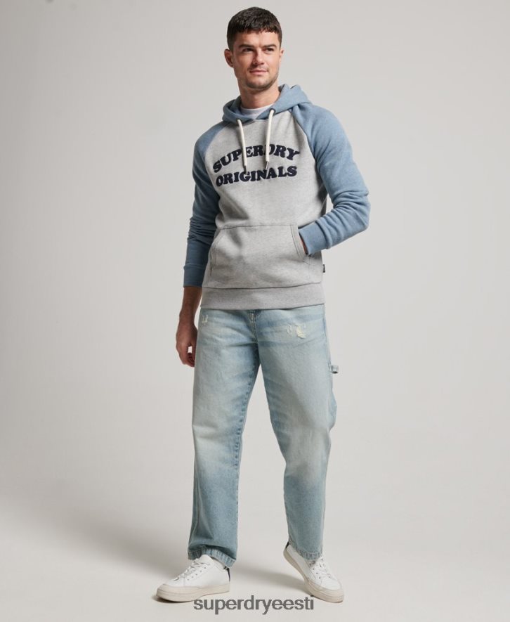 Superdry mehed cooper klassi raglaani kapuuts B2LT4594 Riietus hall