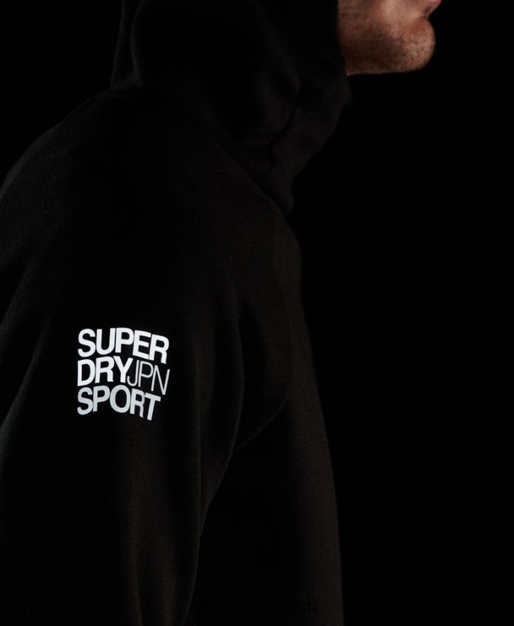 Superdry mehed gymtech kapuuts B2LT4683 Riietus must