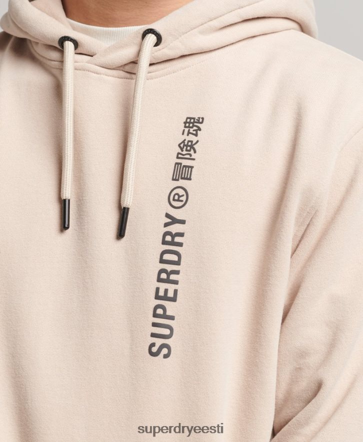 Superdry mehed koodiga lineaarne avar kapuuts B2LT45908 Riietus beež