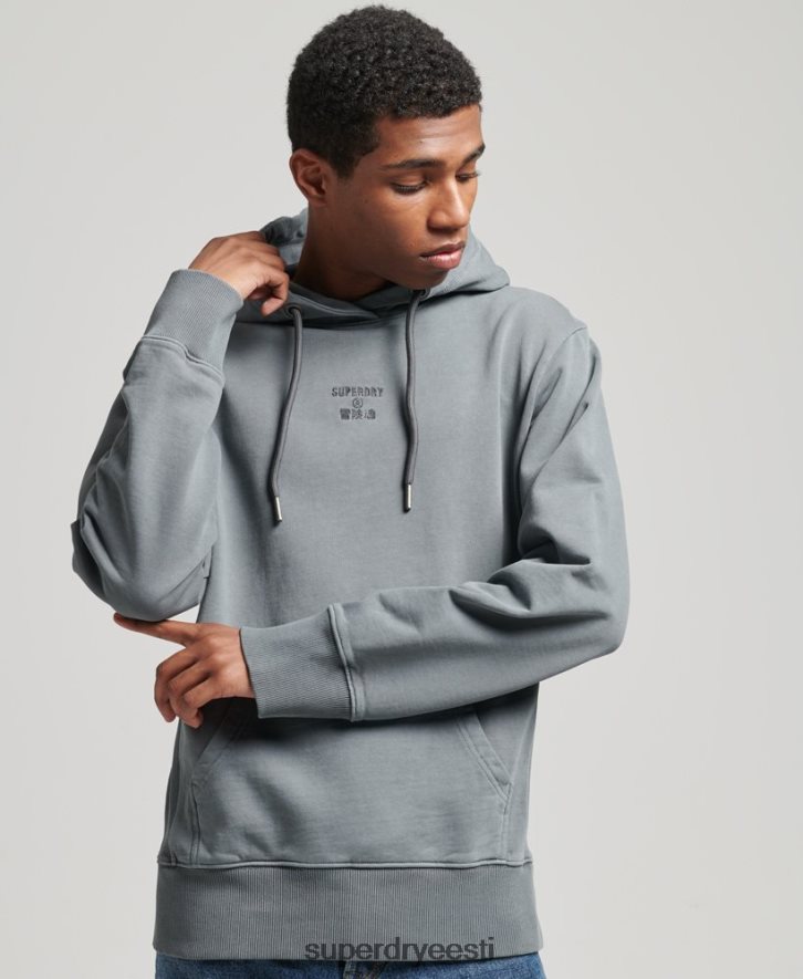 Superdry mehed koodiga riidevärv lahtine kapuuts B2LT46007 Riietus must