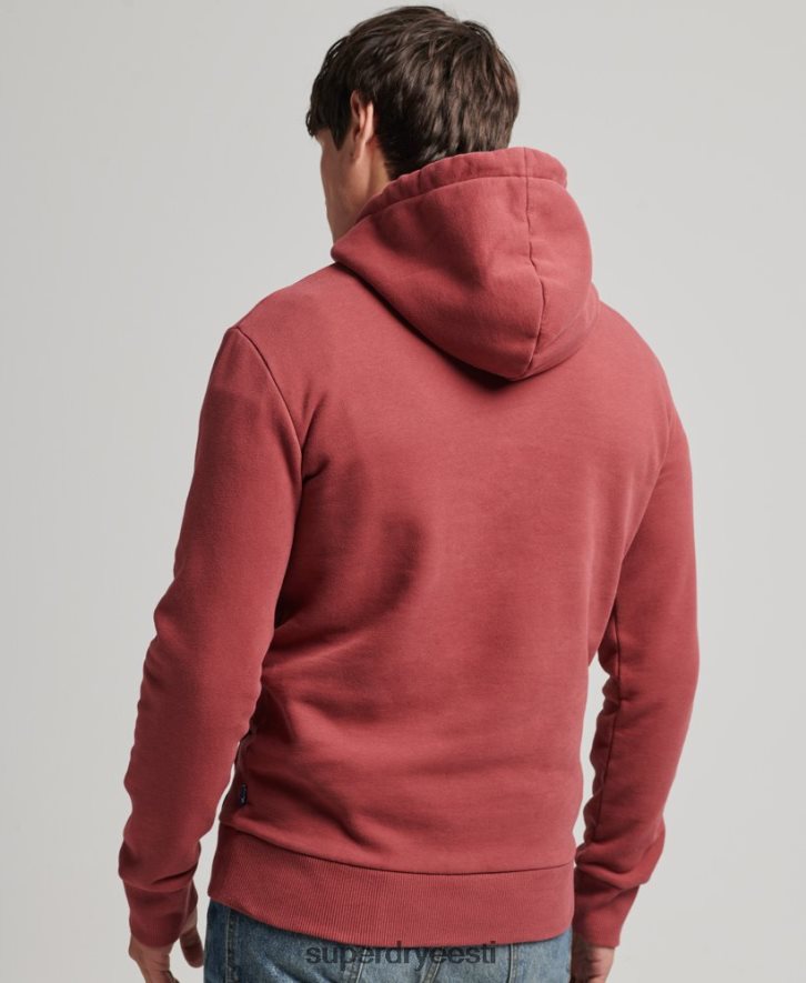 Superdry mehed märgi kirjaniku kapuuts B2LT45137 Riietus punane