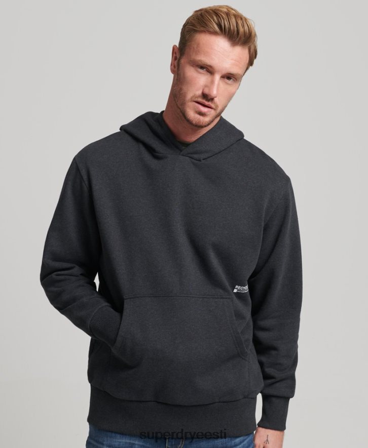 Superdry mehed micro mid hoodie B2LT45008 Riietus must