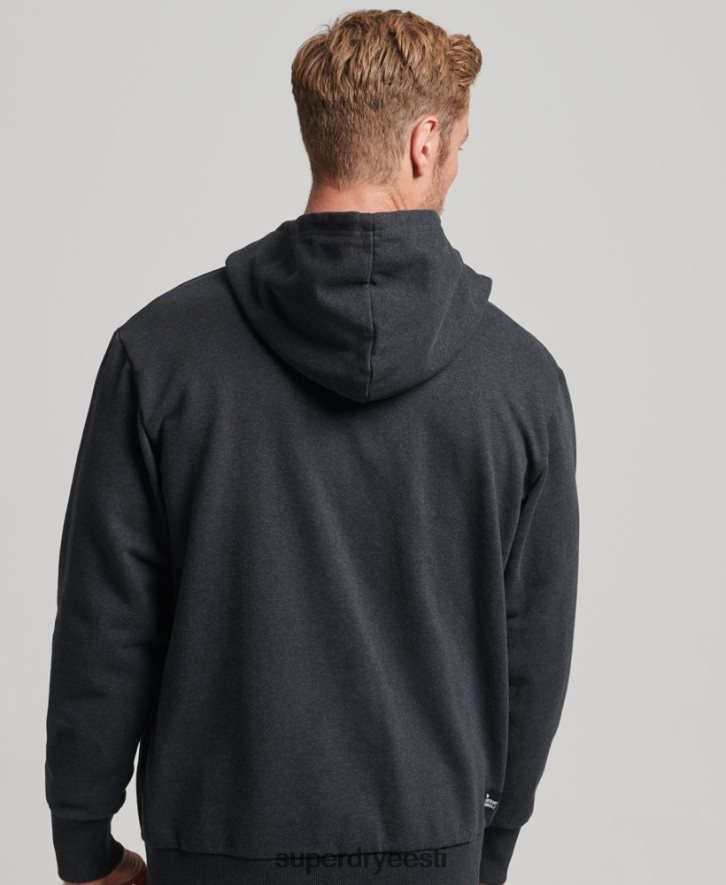 Superdry mehed micro mid hoodie B2LT45008 Riietus must