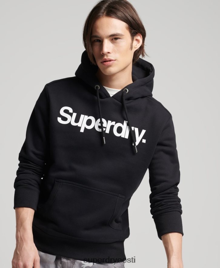 Superdry mehed põhilogoga kapuuts B2LT45196 Riietus must