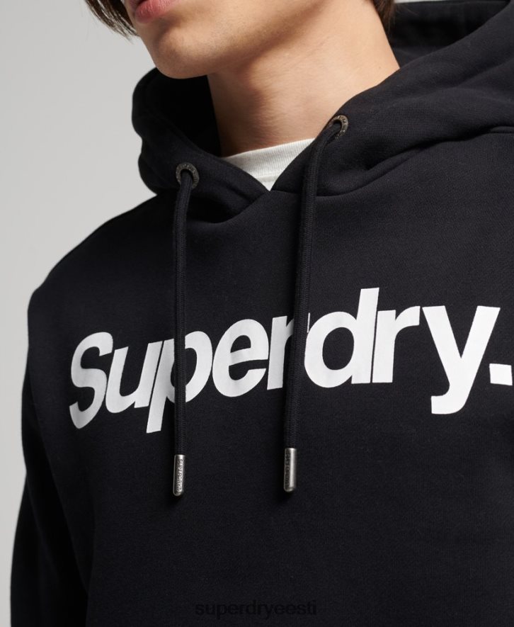 Superdry mehed põhilogoga kapuuts B2LT45196 Riietus must