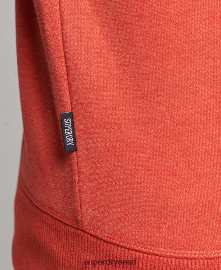 Superdry mehed pesapallimeeskonna dressipluus B2LT4700 Riietus oranž