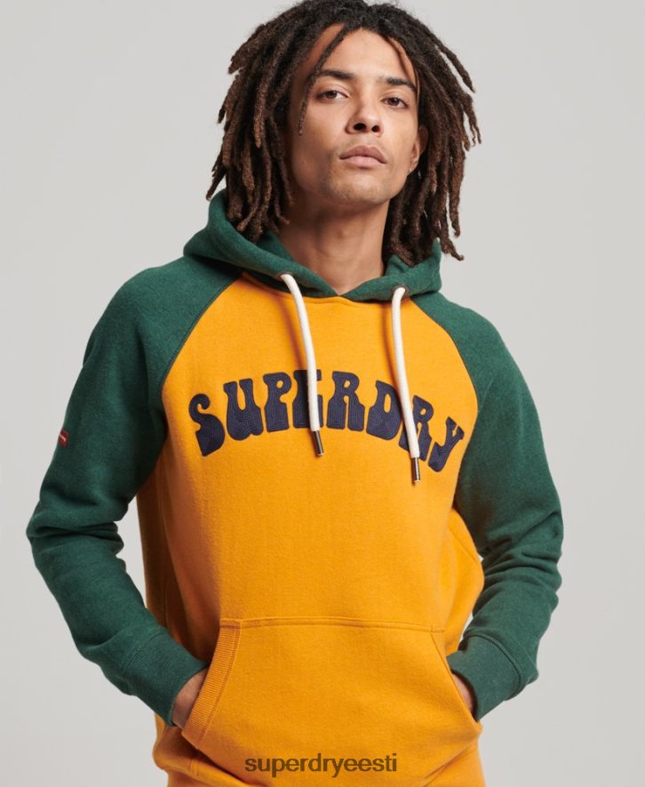 Superdry mehed superbam raglaani kapuuts B2LT4501 Riietus kullast