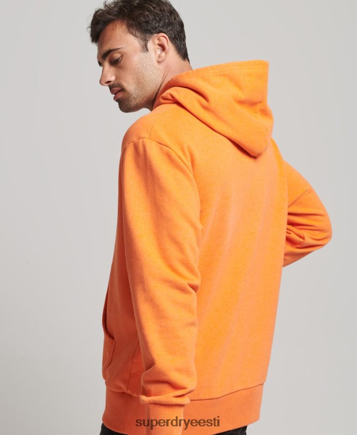 Superdry mehed taaskasutatud linna kapuuts B2LT4747 Riietus oranž