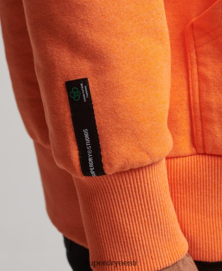 Superdry mehed taaskasutatud linna kapuuts B2LT4747 Riietus oranž