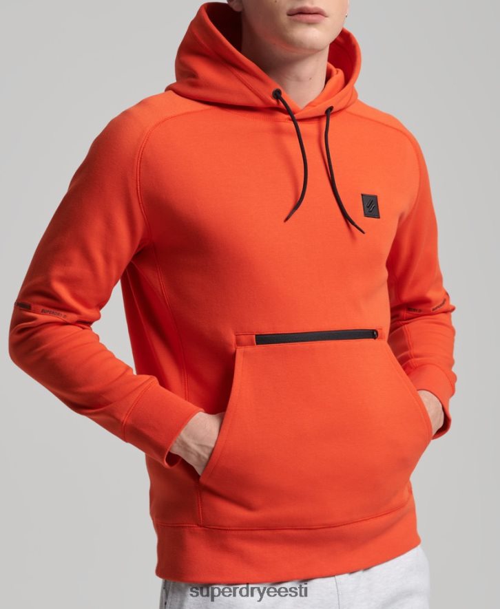 Superdry mehed tehniline kapuuts B2LT4829 Riietus oranž