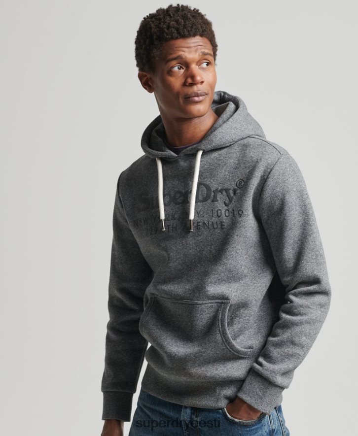 Superdry mehed toimumiskoha tonaalne kapuuts B2LT45189 Riietus tumehall