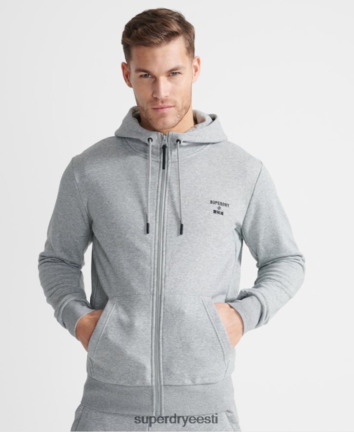 Superdry mehed treeningspordi lukuga kapuuts B2LT45362 Riietus hall