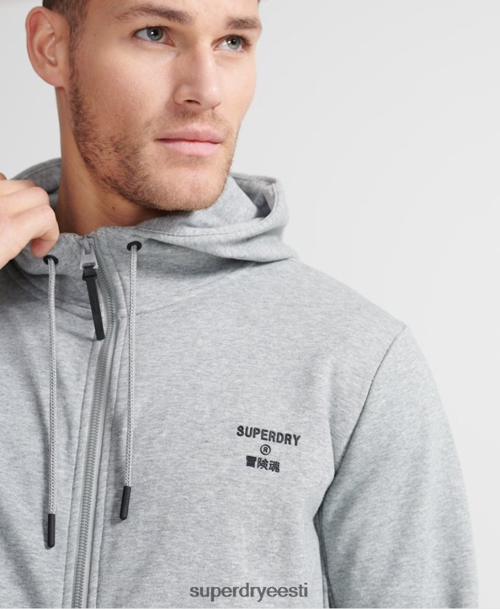 Superdry mehed treeningspordi lukuga kapuuts B2LT45362 Riietus hall