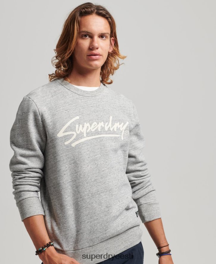 Superdry mehed vana kesklinna skriptimeeskonna dressipluus B2LT45019 Riietus hall