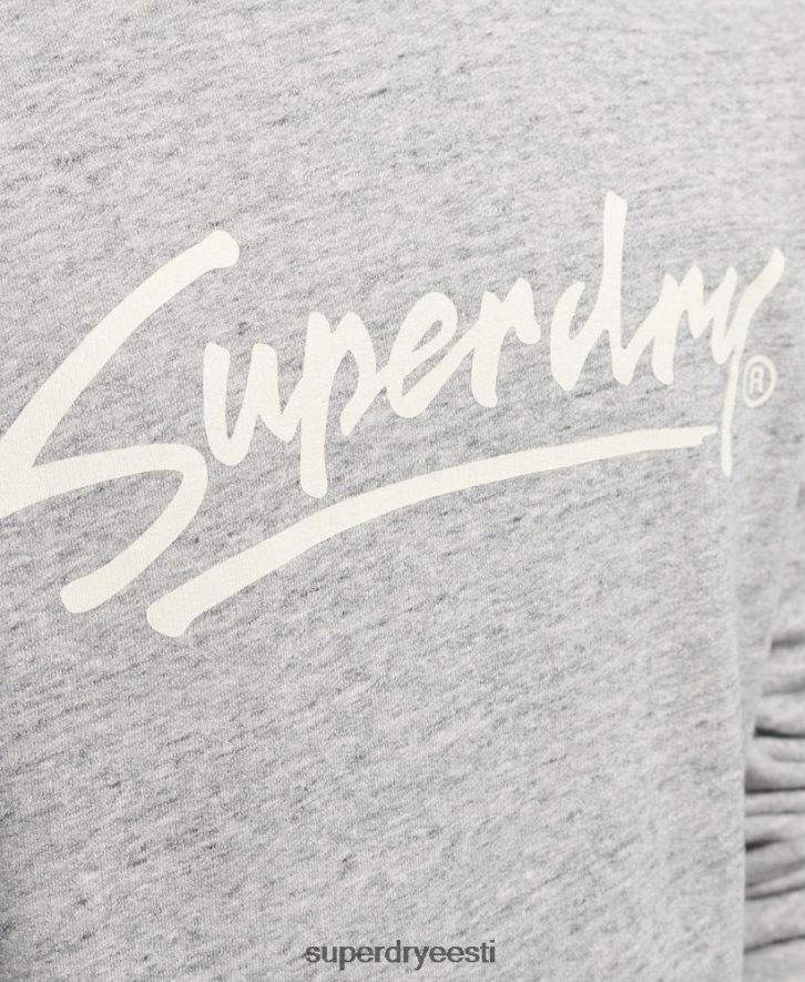 Superdry mehed vana kesklinna skriptimeeskonna dressipluus B2LT45019 Riietus hall