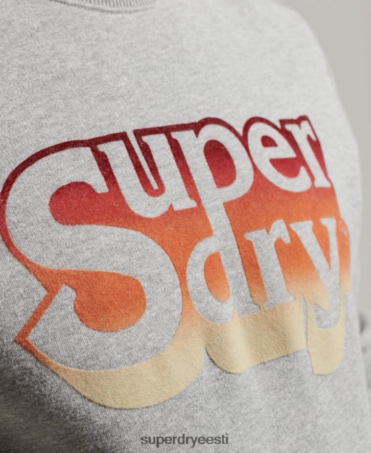 Superdry mehed vanaaegne varjumeeskond B2LT4578 Riietus helehall