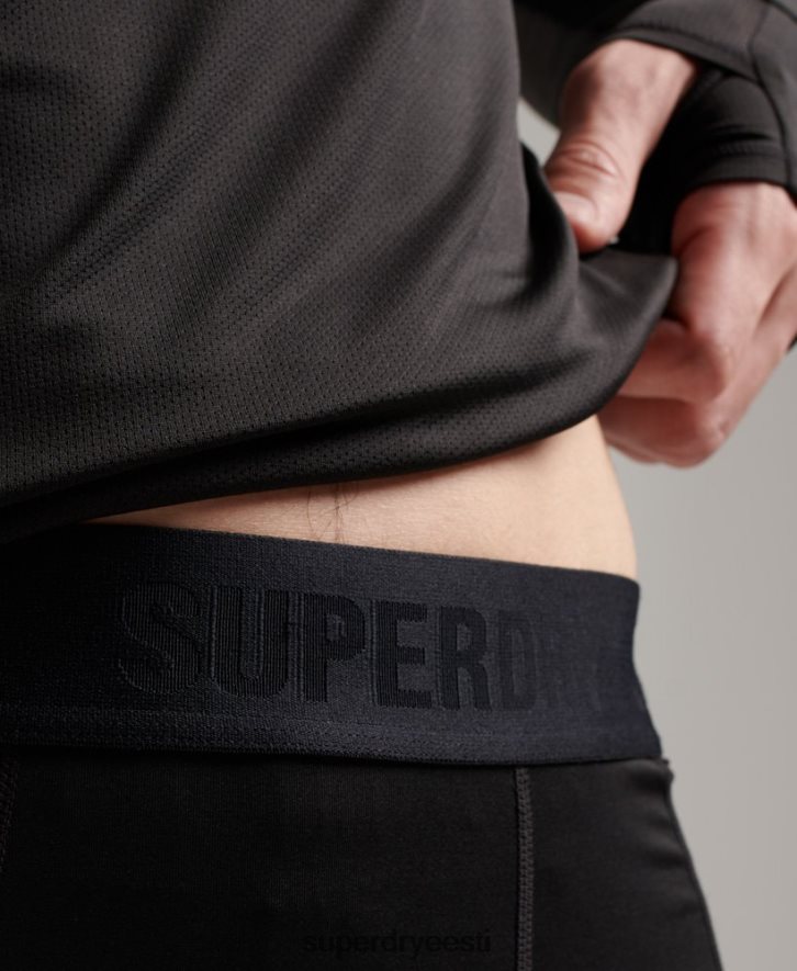 Superdry mehed aluskihi retuusid B2LT41374 Riietus must