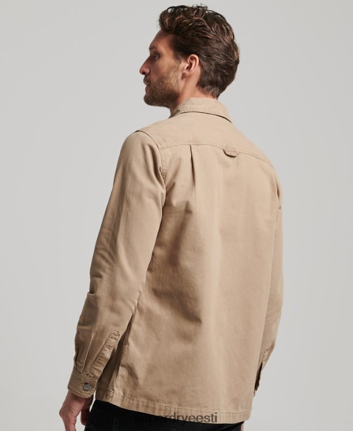 Superdry mehed lõuendist ülesärk B2LT4140 Riietus tan