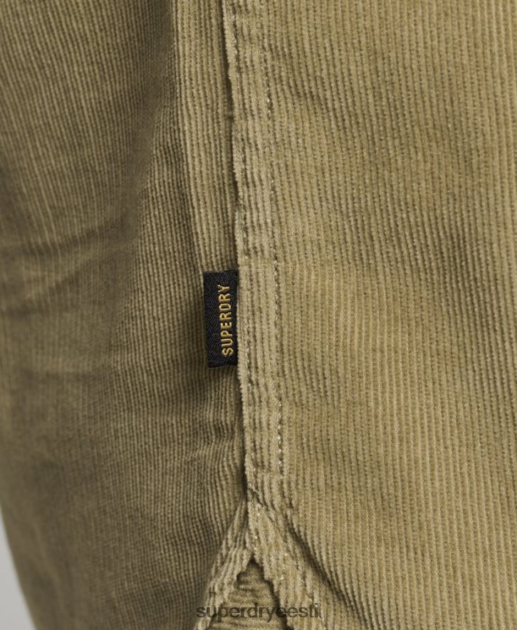 Superdry mehed trailsmani nöörsärk B2LT4234 Riietus tan