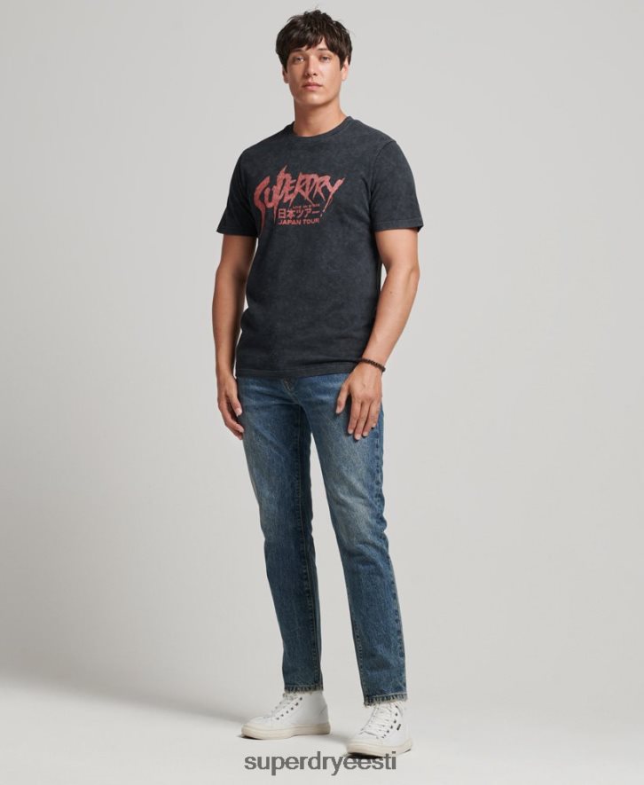 Superdry mehed indie t-särk B2LT44867 Riietus must