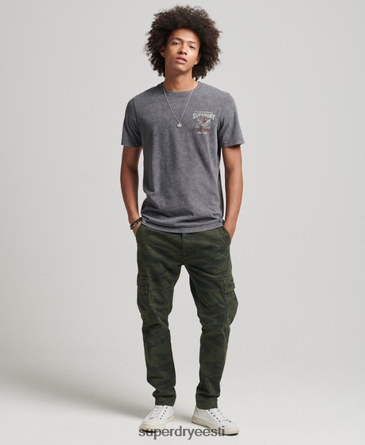 Superdry mehed indie t-särk B2LT44925 Riietus must