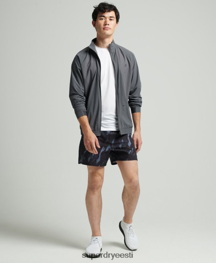 Superdry mehed veniv kootud rajapealne B2LT45371 Riietus tumehall