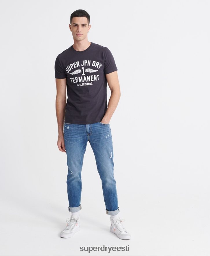 Superdry mehed 03 tyler slim teksad B2LT41235 Riietus helesinine