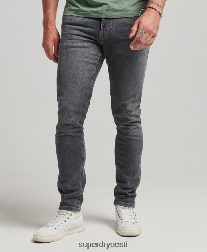 Superdry mehed orgaanilisest puuvillast õhukesed teksad B2LT41230 Riietus hall