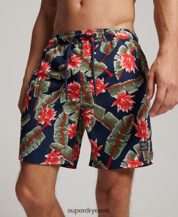 Superdry mehed hawaii taaskasutatud ujumispüksid B2LT4404 Riietus merevägi