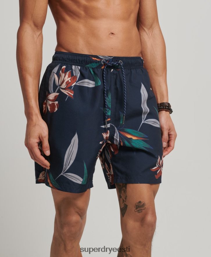 Superdry mehed hawaii taaskasutatud ujumispüksid B2LT440 Riietus merevägi