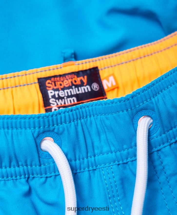 Superdry mehed veepalli ujumispüksid B2LT4444 Riietus sinine